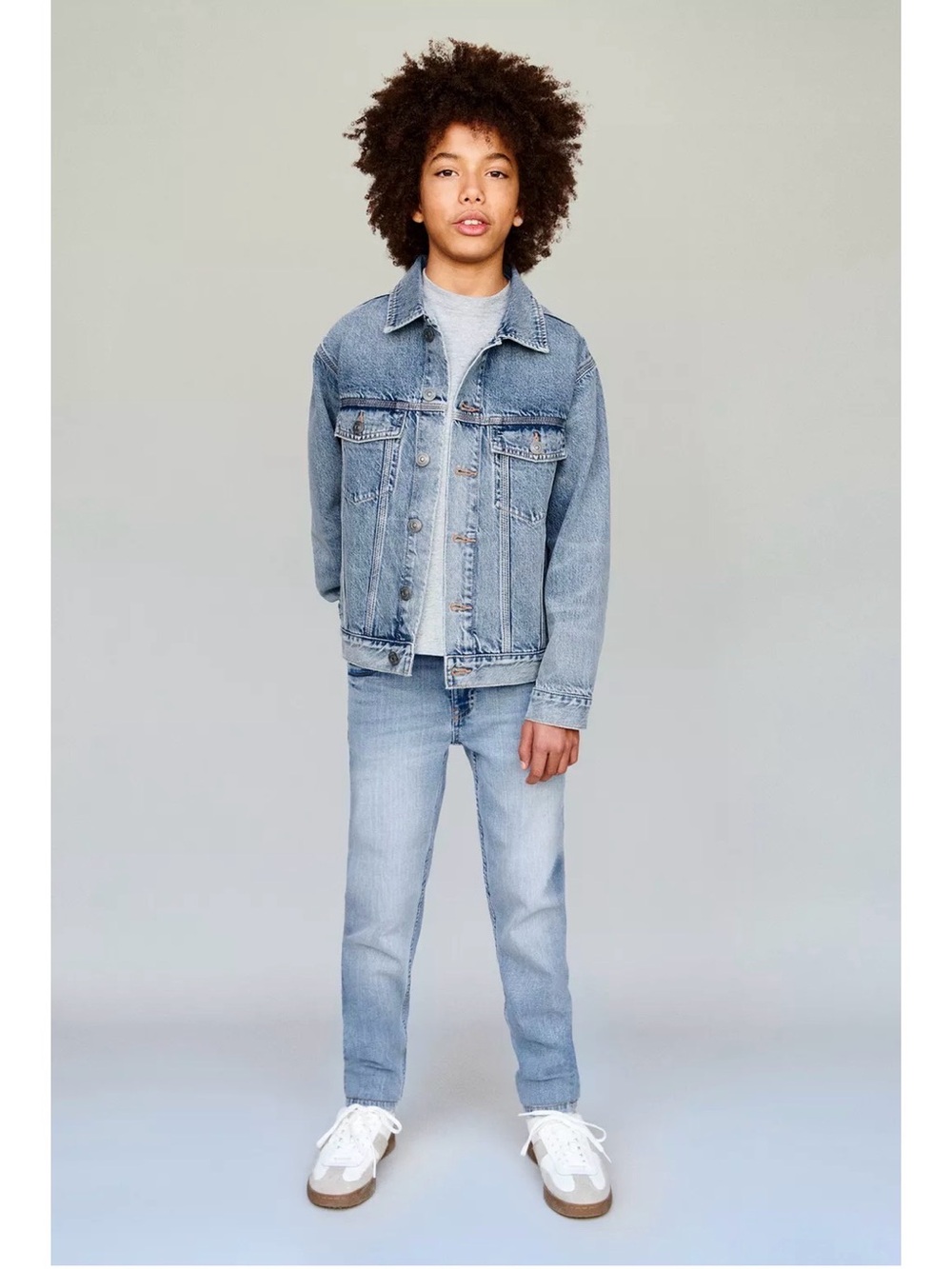 Zara Light Blue Denim Jacket for Kids (unisex)